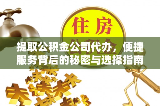 古浪提取公积金公司代办，便捷服务背后的秘密与选择指南