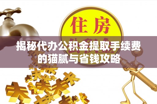 古浪揭秘代办公积金提取手续费的猫腻与省钱攻略