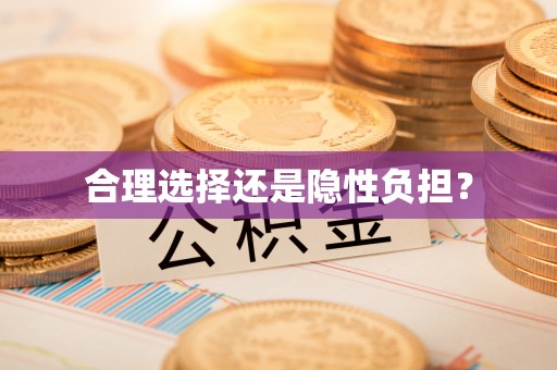 古浪合理选择还是隐性负担？