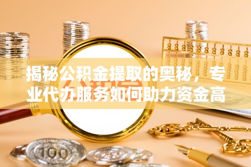 古浪揭秘公积金提取的奥秘，专业代办服务如何助力资金高效管理